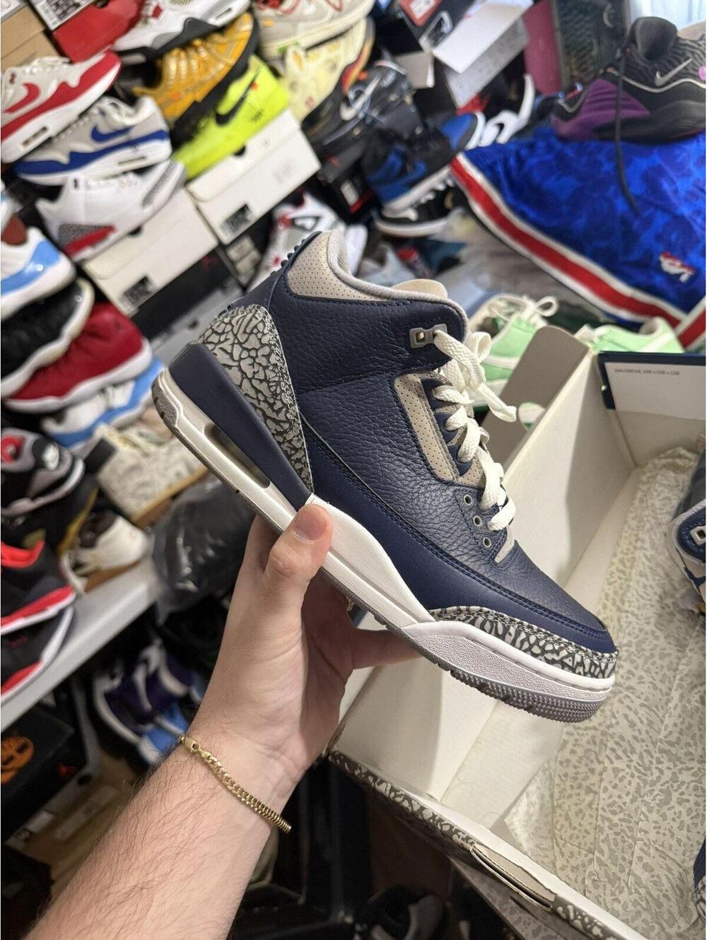 Jordan retro 3 georgetown sz 9.5